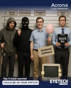 Top 5 most wanted could be in your office