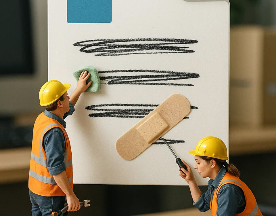 We never back up from a backup job