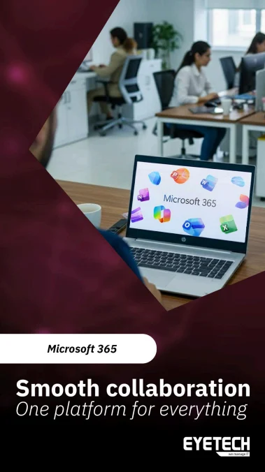 Microsoft 365 unified workplace dashboard showing cloud apps and productivity tools